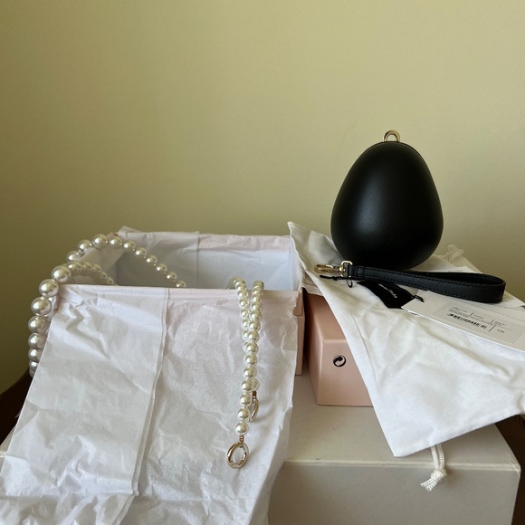 Simone Rocha Micro Egg Leather Bag - Picture 3 of 9